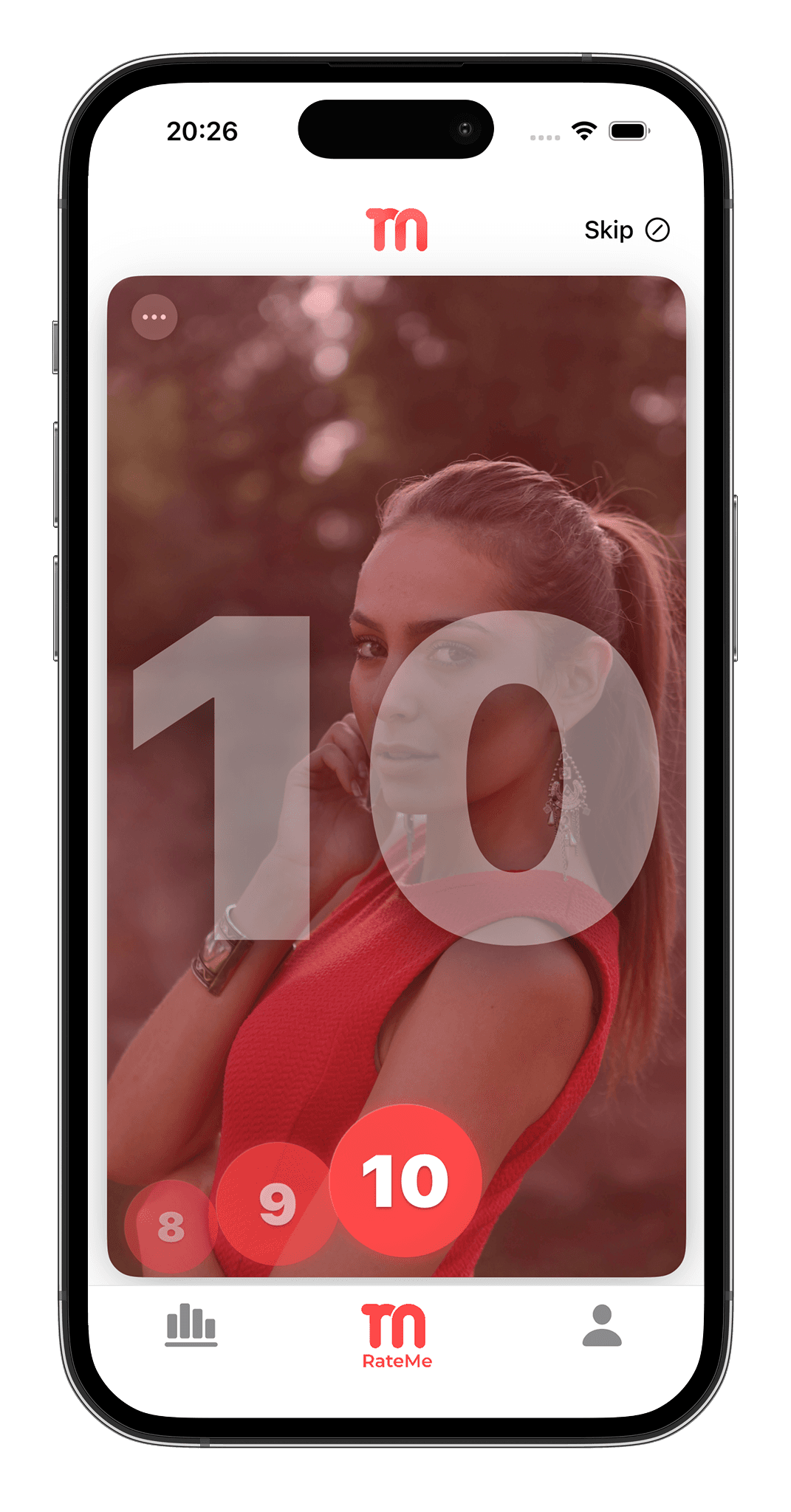 RateMe app screenshot 2